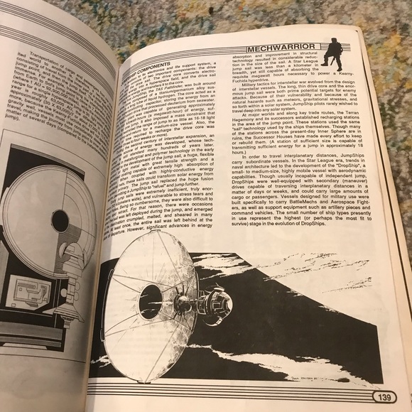Mechwarrior: The Battletech Role Playing Game * Fasa Staff Book 1st Edition GUC - Picture 9 of 11